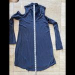 Ing+ Blue Cold Shoulder Long Sleeve Short Dress/long Top Size M‎ Size M Photo 3
