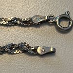 3 Vintage chain bracelets herringbone, box chain and braided 2 are 925 sterling Silver Photo 10