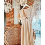 Show Me Your Mumu Rome Twist Gown Champagne Luxe Satin XS NWT Photo 1