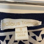 Jealous Tomato Boho Print Wide Leg High Rise Pants Women's Small Tribal Aztec Ikat Patchwork Photo 4