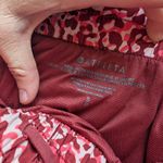 Athleta  Mesh Racer Run High Rise 3" Shorts Womens S/P Red/Pink/White Photo 2