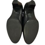 Munro black zip up leather quilted bootie 7N Photo 4