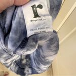 Free People Ragabond “L.A.” Blue and White Tie Dye Short Sleeve T Shirt SZ S Photo 12