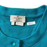 Kate Spade Blue Silk Cashmere Cardigan Women Size Small | 60-1 Photo 4
