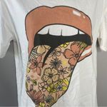 DEX Graphic Tee Womens XSmall Retro Concert Tshirt Emo Grunge Punk Rock n roll White Size XS Photo 2