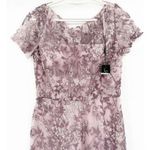 La Femme 27956 Lace Column Gown Dusty Lilac Size 8 NWT Photo 4