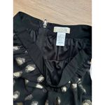 Soulmates Mini Skirt, Black Metallic Dot A-Line Women's Size 3 Photo 1