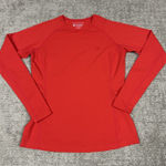 Coolibar Hightide Long Sleeve Swim Shirt Womens Small UPF 50+ Coral Red 03273 Photo 0