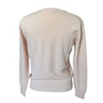 Lingua Franca Cashmere Pale Pink Embroidered Heart of Gold Sweater Size Medium Photo 3