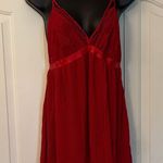 Belle Cherie Baby Doll Chemise Red Women Size Large Photo 0