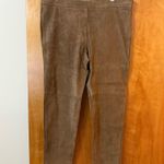 Talbots 100% Goat Stretch Suede Leather Pants Luxury NWT Side Zip Petite 16P Photo 0