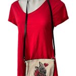Brighton Scottie Dog Canvas Crossbody with Black Leather Detachable Stra… Photo 5