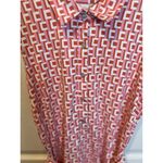 J. McLaughlin Dolly Catalina Cloth Dress Large Pink Salmon Sleeveless Coastal Photo 2