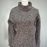 Cable & Gauge CLEARANCE! Gray Marled Mock Cowl Sweater Size S EUC Photo 0