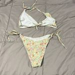 SheIn Size Large Floral Tie Bikini Photo 1