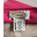 Talbots  Women's 3/4 Sleeve Boat Neck Casual Pink Top Large Photo 4