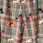 Cuddl Duds  Women's S Dog Print Christmas Pajama Set Gray Plaid Cozy Gift New Photo 6