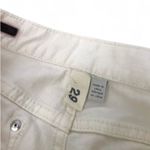 Club Monaco | 29 | Women's White Denim Jeans Kick Flare Cropped Pants Photo 3