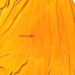 Max Mara Pure Silk Yellow Flowy Midi Skirt US 6 Photo 6