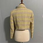 ZARA  Bloggers Fav Luxury Cropped Textured Lapel Collar Long Sleeves Size M Photo 9