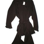 NWT $795 Womens 16 Max Mara Marina Rinaldi Jacket Dark Red Wine Wool Belt Raisin Photo 0