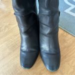 Diane Von Furstenberg  DVF Gladyss Black Leather Knee High Heeled Boots, Size 8.5M Photo 9