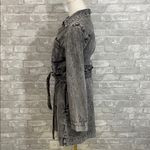 Who What Wear  Black Washed  Belted Denim Dress Photo 3