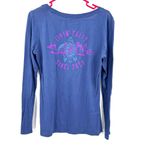 Salt Life  Size Large Shirt Blue Graphic Tee Long Sleeve Lightweight Beach Turtle Photo 1