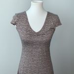 Toad and Co Mocha Geometric Print Short Sleeve Athletic Rosemarie Dress Sz XS Tan Photo 1