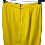 CAbi NEW Yellow Straight Pencil Knee Length Skirt Lined Career Preppy 2 Photo 4