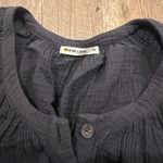 Marine layer  Double Cloth Gauze Romper Grey Short Sleeve XS Photo 2