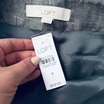 Loft NWT Light Gray Mini Linen Skirt Photo 8