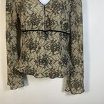 y2k glitter lace print top Photo 5