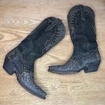 Dan Post  Envy Women’s Western Studded Cowboy Boots Black Leather Size 7.5 Photo 7
