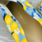 Ann Taylor  Lemon Linen Blend Espadrilles shoes jute detail size 7 flats tropical Photo 4