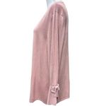 Alfani Pink Open Front Cardigan Bell Sleeves Bow Accents Size L Fre Flowy Dainty Photo 2