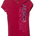 Aeropostale Women's Pink Aero New York Tshirt 100% Cotton Size Large Photo 0
