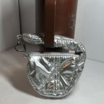 Mini Pleated Cloud Coin Purse #1035 Silver Photo 0