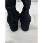 INC Womans Ronn Otk Black Faux Suede Block Heel Boots Size 6.5 M Photo 6
