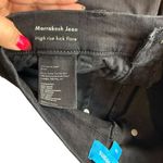 M.i.h.‎ Women’s 28 Merakesh Jeans High Rise Kick Flare Black Stretchy Trendy Photo 2