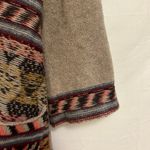 Free People ‎ Tan Wool Blend Aztec Cardigan Size Small Photo 5