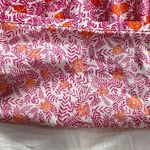 J.Crew  Tiered Ruffle Midi Dress 6 Pink White Orange Photo 9