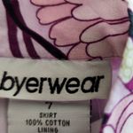 Vintage Byerwear Cotton Pink Butterfly Floral A Photo 3