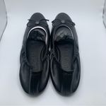 Karl Lagerfeld NWB  Paris Velma Ballet Flat black leather bow size US 11M EU 42 Photo 4