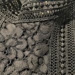 ZARA  Dress Womens Sz XS Short Lace Casual Short Sleeve Fit Flare Holiday Modest Photo 4