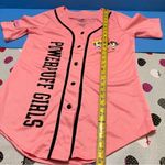 POWERPUFF Girls Jersey Baseball shirt L Pink Size L Photo 6
