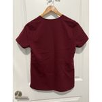 FIGS Medical Scrub Set Catarina Top Zamora Jogger Burgundy Size XS Womens Photo 2