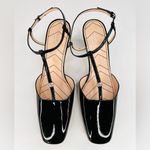 Gucci  WOMEN'S PETITE GG SLINGBACK PATENT LEATHER CHARLOTTE PUMPS SIZE EU 40 Photo 3