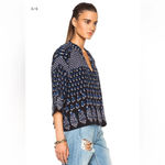 Ulla Johnson  Naomie Blouse in Obsidian Lightweight Long Sleeve Women’s‎ Size 2 Photo 1