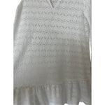 Lilly Pulitzer Payton Cover-Up Resort White Honeycomb Dot Lace Size Small Photo 3